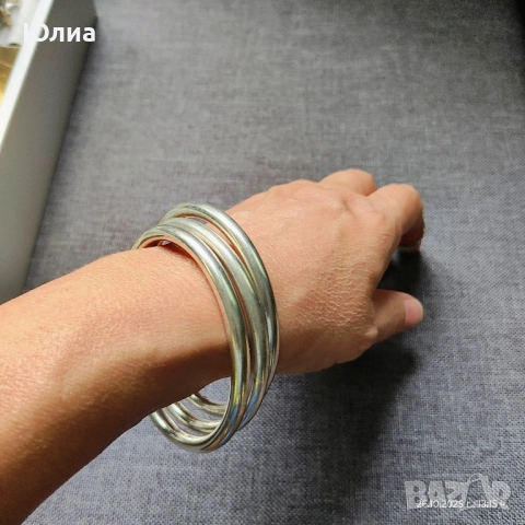 Сребро от лична колекция с маркировка 925, снимка 6 - Гривни - 52521633