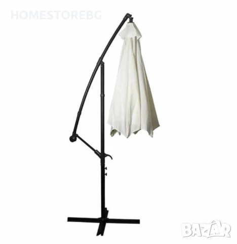 ✨ Градински чадър MUHLER 3 м – стил и защита за вашето външно пространство!  📏, снимка 2 - Градински мебели, декорация  - 50470170