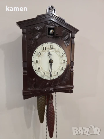 Часовник с кукувица Маяк, снимка 8 - Антикварни и старинни предмети - 51170934