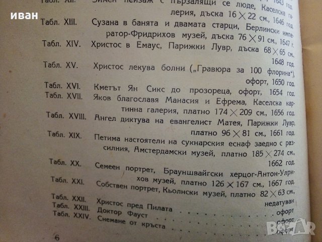 Рембранд - Николай Райнов - 1946 г., снимка 8 - Антикварни и старинни предмети - 32958743