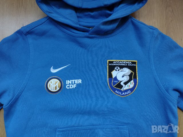 Inter Milan / NIKE - детски суичър с качулка на ИНТЕР, снимка 1 - Детски анцузи и суичери - 43804354