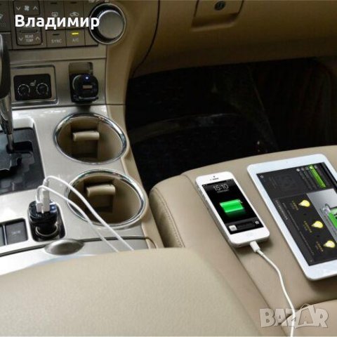  ДВОЙНО USB ЗАРЯДНО ЗА АВТОМОБИЛ, снимка 3 - Оригинални батерии - 32695724