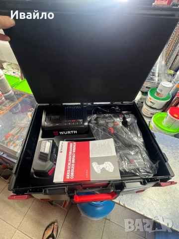Гайковерт Wurth ASS 18v-1/2 compact 5Аh M-CUBE, снимка 8 - Други машини и части - 51946366