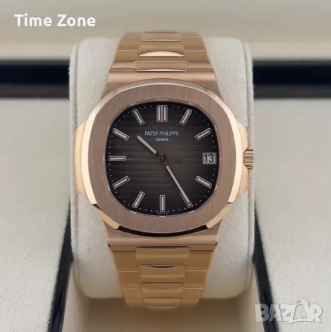 Patek Philippe Nautilus 40mm Steel Blue Dial Automatic Различни Варианти, снимка 3 - Мъжки - 48002610