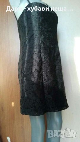 Нова дантелена черна рокля на VERO MODA👗 40 р-р M/L👠👠арт.459, снимка 2 - Рокли - 33137928