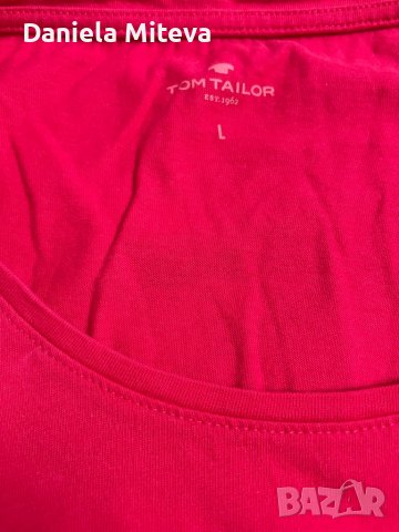 Дамски тениски бяла и червена, снимка 4 - Тениски - 36896178