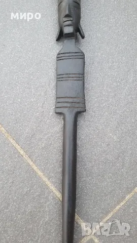 Африканско копие, снимка 5 - Антикварни и старинни предмети - 47410864