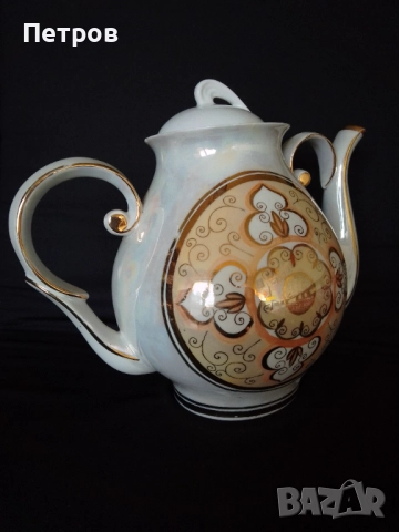 порцеланов чайник СССР, снимка 3 - Сервизи - 52866291