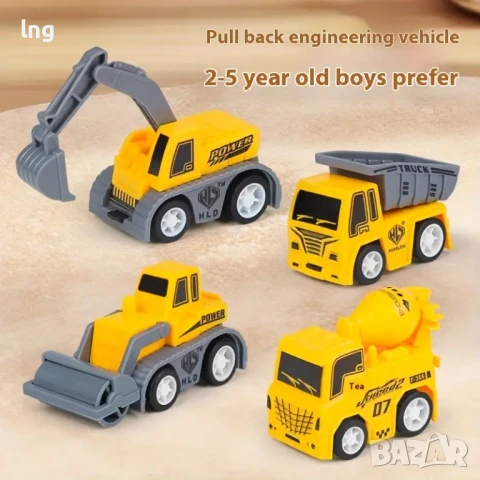 Детски Строителен Състезателен Трек с Камиони, снимка 3 - Коли, камиони, мотори, писти - 50942332