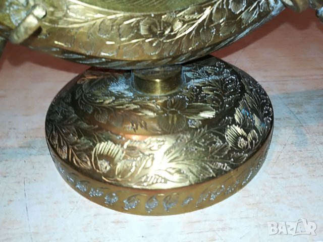 КАМБАНА И РУЛ-МЕД МЕСИНГ-ВНОС ШВЕЦИЯ 1405221916, снимка 15 - Антикварни и старинни предмети - 36760656