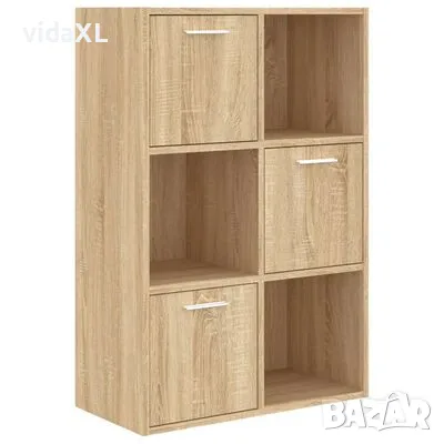 vidaXL Шкаф за съхранение, дъб сонома, 60x29,5x90 см, инженерно дърво(SKU:801137), снимка 1 - Шкафове - 49013659