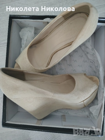 Дамски обувки на платформа , снимка 3 - Дамски елегантни обувки - 51615264