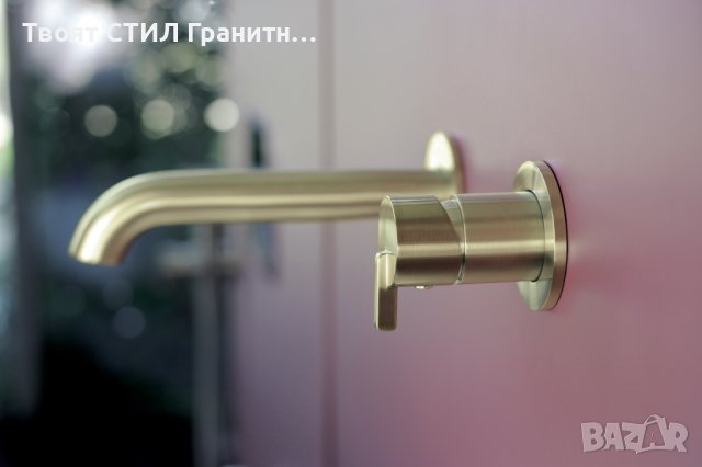 BQS_R54L Златен мат смесител за вграждане за Баня модел Silia Brushed Gold -12%, снимка 3 - Смесители - 43555179