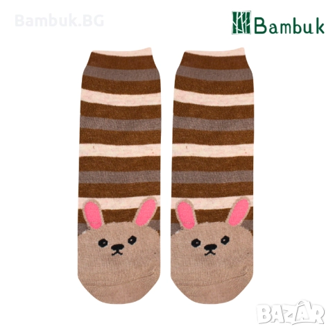 Дамски чорапи за весело настроение “Сладки животни”, снимка 7 - Други - 52577607