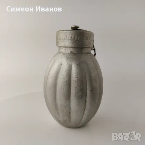 Старa алуминиева манерка от полската армия 1957г #5623, снимка 1