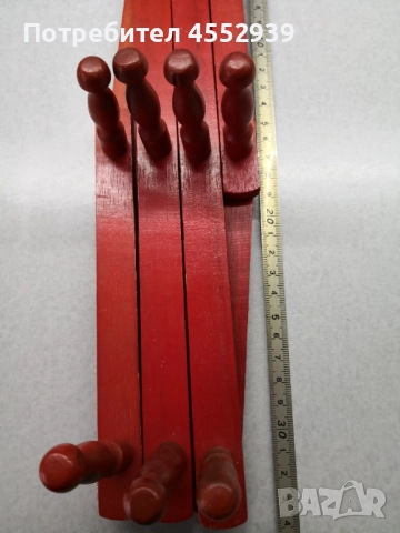 Дървена закачалка разтегателна, снимка 10 - Закачалки - 51658290