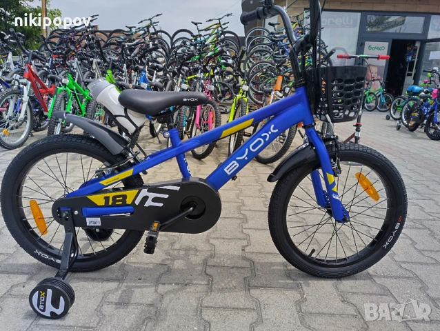 BYOX Велосипед 18" CHALLENGE син