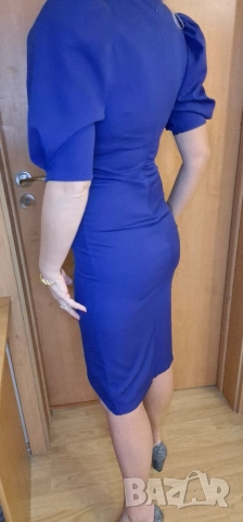 Официална синя рокля Fervente Istanbul , снимка 2 - Рокли - 38063716