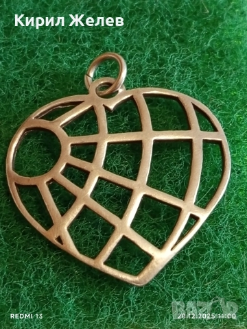СРЕБЪРНА ВИСУЛКА във ФОРМАТА на СЪРЦЕ ❤️ ПОДХОДЯЩ АКСЕСОАР за ЕЖЕДНЕВИЕТО 52471, снимка 3 - Колиета, медальони, синджири - 52855553