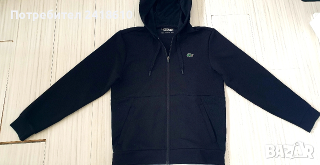 Lacoste Sport Classic Fit Full Zip Hoodie Mens Size 4 - M ОРИГИНАЛ! Мъжка Качулка с цял цип!