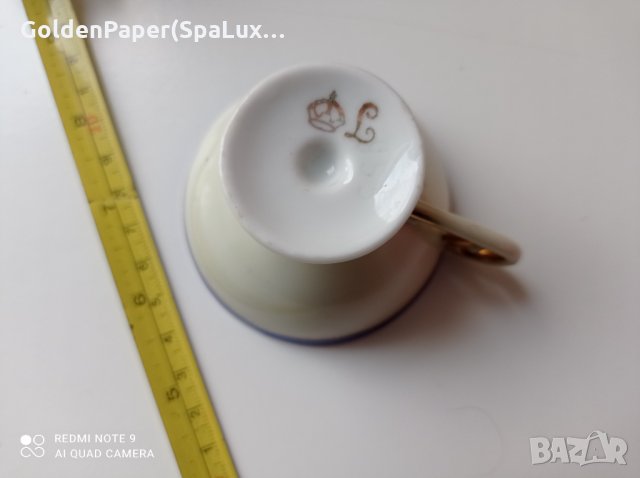 Чашка - Crown L Oscar Schlegelmilch ca. 1900 - 1957 mark., снимка 5 - Други ценни предмети - 34619530