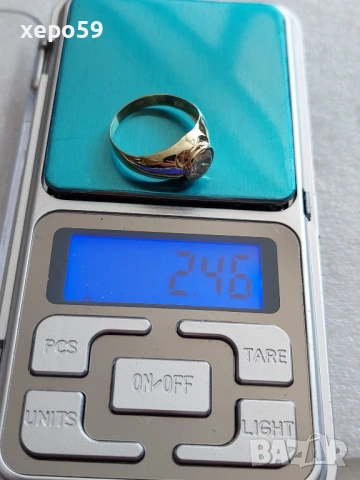 Дамски златен 14 каратов пръстен с брилянт 1,15 карата, снимка 13 - Пръстени - 53074005