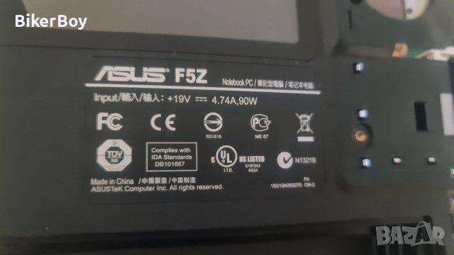 asus f5z за части  работещ, снимка 8 - Лаптопи за работа - 42926746