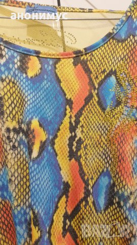 Змийска рокля Blumarine, снимка 3 - Рокли - 28838073