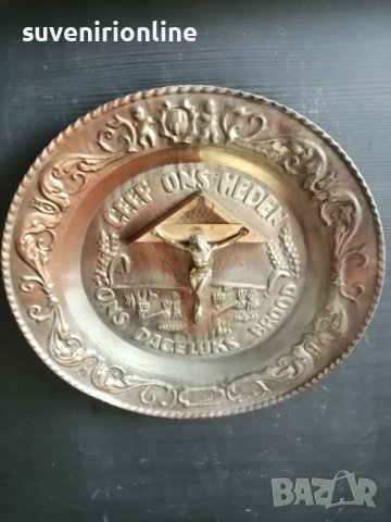 Медена чиния за стена , снимка 3 - Пана - 39999539