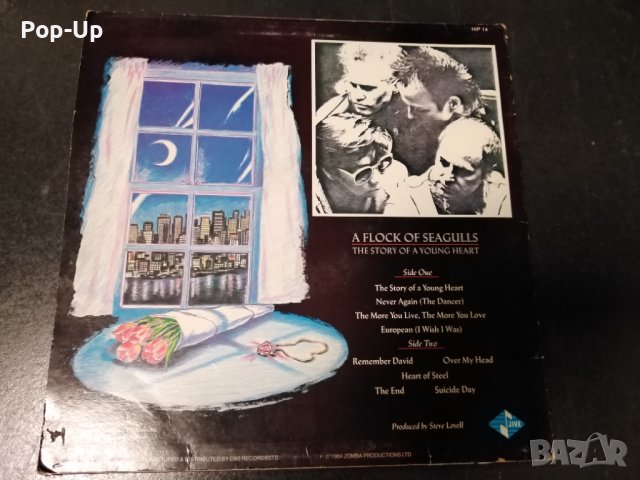 Грамофонна плоча A FLOCK OF SEAGULLS, снимка 2 - Грамофонни плочи - 36846371