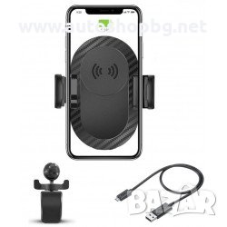 Стойка телефон с безжично зарядно устройство