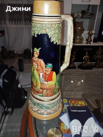 много голяма халба, снимка 2 - Антикварни и старинни предмети - 52404419