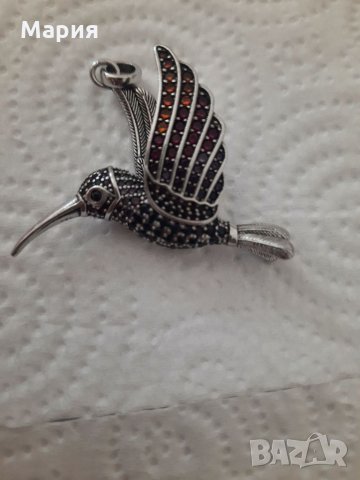 Масивна сребърна висулка 