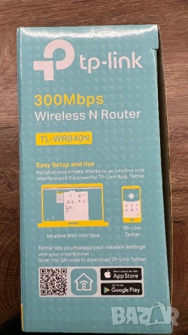 Рутер TP-link TL-WR840N, снимка 6 - Други - 52425166