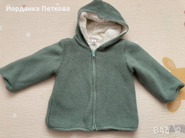 Лот яке и плътна жилетка 92 р-р общо за 6 лв