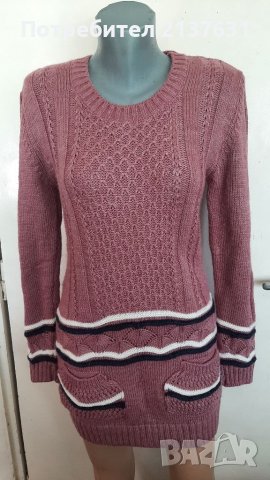 ДАМСКА ПЛЕТЕНА БЛУЗА  - Размер М , снимка 2 - Блузи с дълъг ръкав и пуловери - 38027403