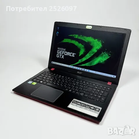 Acer Aspire 15/i5-7200U/8GB DDR4/NVIDIA GeForce 940MX/256GB NVMe+1TB, снимка 1