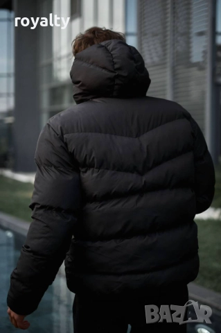 Nike мъжко черно зимно яке , снимка 4 - Якета - 51942600