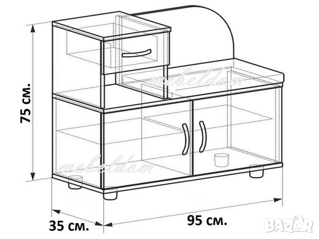 Антре,шкаф за обувки(код-1590), снимка 5 - Шкафове - 28760181