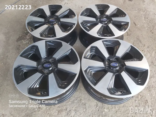 4 броя алуминиеви джанти за Subaru Forester,Legasy,Impreza 17, снимка 5 - Гуми и джанти - 49772282