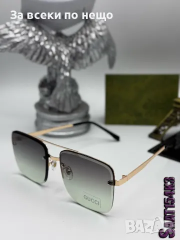 Gucci Слънчеви Очила С UV400 Защита С ПОДАРЪК🎁 Калъф Гучи - Различни Модели и Цветове Код D2308, снимка 4 - Слънчеви и диоптрични очила - 49552314