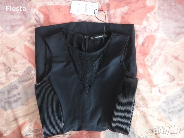 Нова черна рокля Zara, снимка 5 - Рокли - 27516612