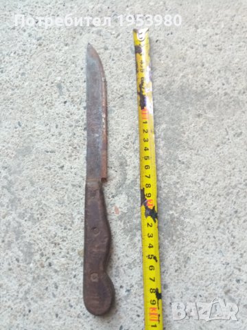 Стар български нож, снимка 2 - Антикварни и старинни предмети - 37727912
