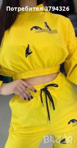 Дамски комплект горнище и долнище  COCO BIANCA Penguins , снимка 5 - Комплекти - 47306122