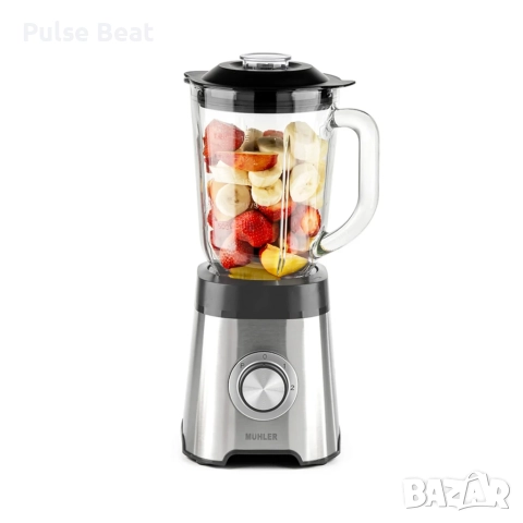 Блендер Muhler, 500W, 1.5 л, стъклена кана, снимка 5 - Блендери - 52395195