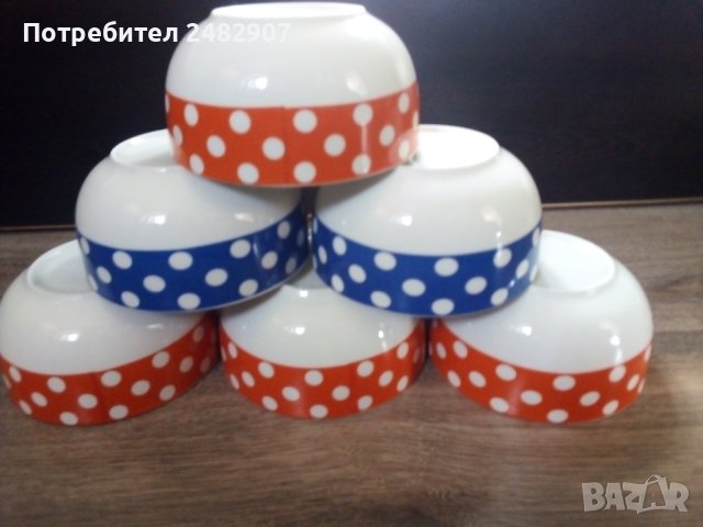 Комплект порцеланови купи - 6 бр. , снимка 4 - Сервизи - 43056765