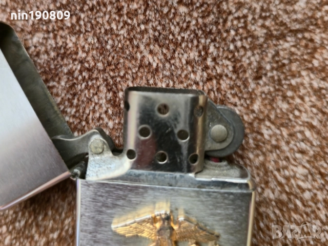 Zippo запалка с емблема на морската пехота на САЩ, снимка 3 - Запалки - 51818920