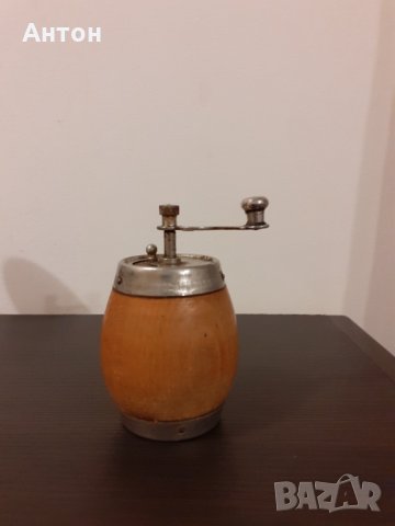 Стара мелничка за черен пипер., снимка 5 - Антикварни и старинни предмети - 33486471