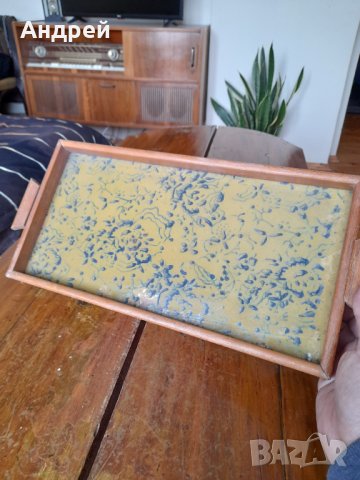 Стар поднос #15, снимка 4 - Други ценни предмети - 43255224