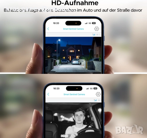 видеорегистратор за предно и вътрешно, 1080P с 4G LTE дистанционно, снимка 8 - Друга електроника - 52699213